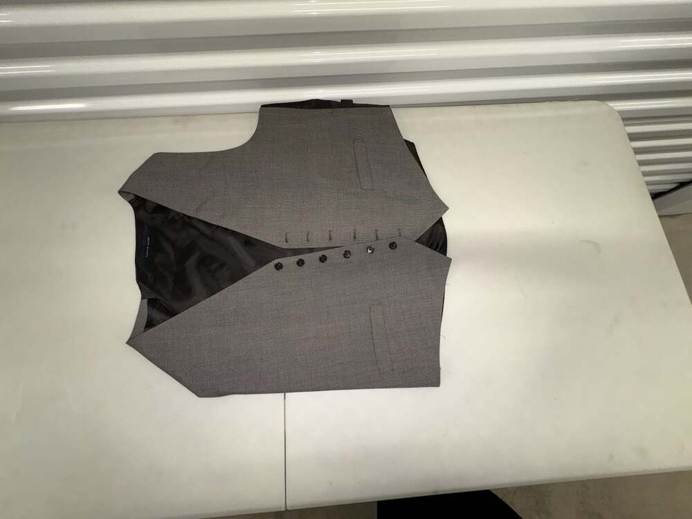 Tommy Hilfiger Men's Grey Suit Vest Size XL